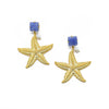 Lapis Lazuli StarFish Earring