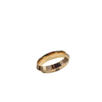 Luminous Elegance Gold Band Ring