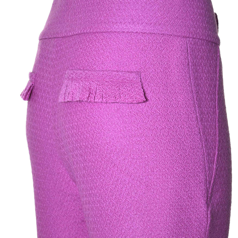 Fleur Purple Tweed Pant