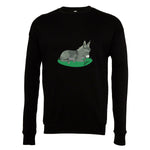 Black Embroidered Donkey Sweater