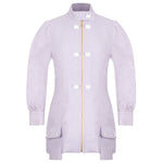 Lavender Tweed Coat Dress